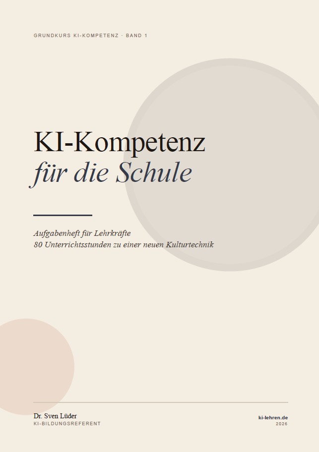 Buchcover: KI-Kompetenz für die Schule